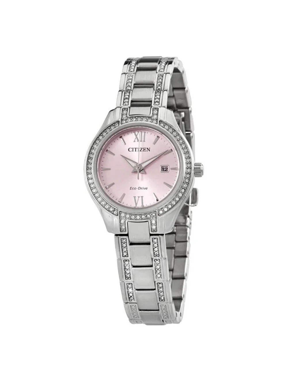 NWT Citizen Crystal Pink Dial Ladies Watch